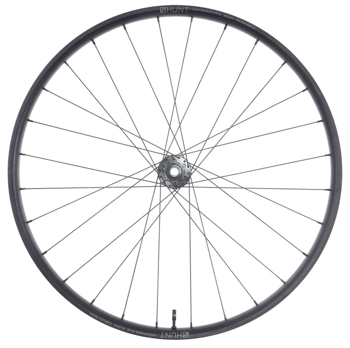 HUNT Enduro Wide V2 MTB 29 Alloy Mtn Bike FRONT Wheel 6 Bolt Disc 15x 110mm 33mm