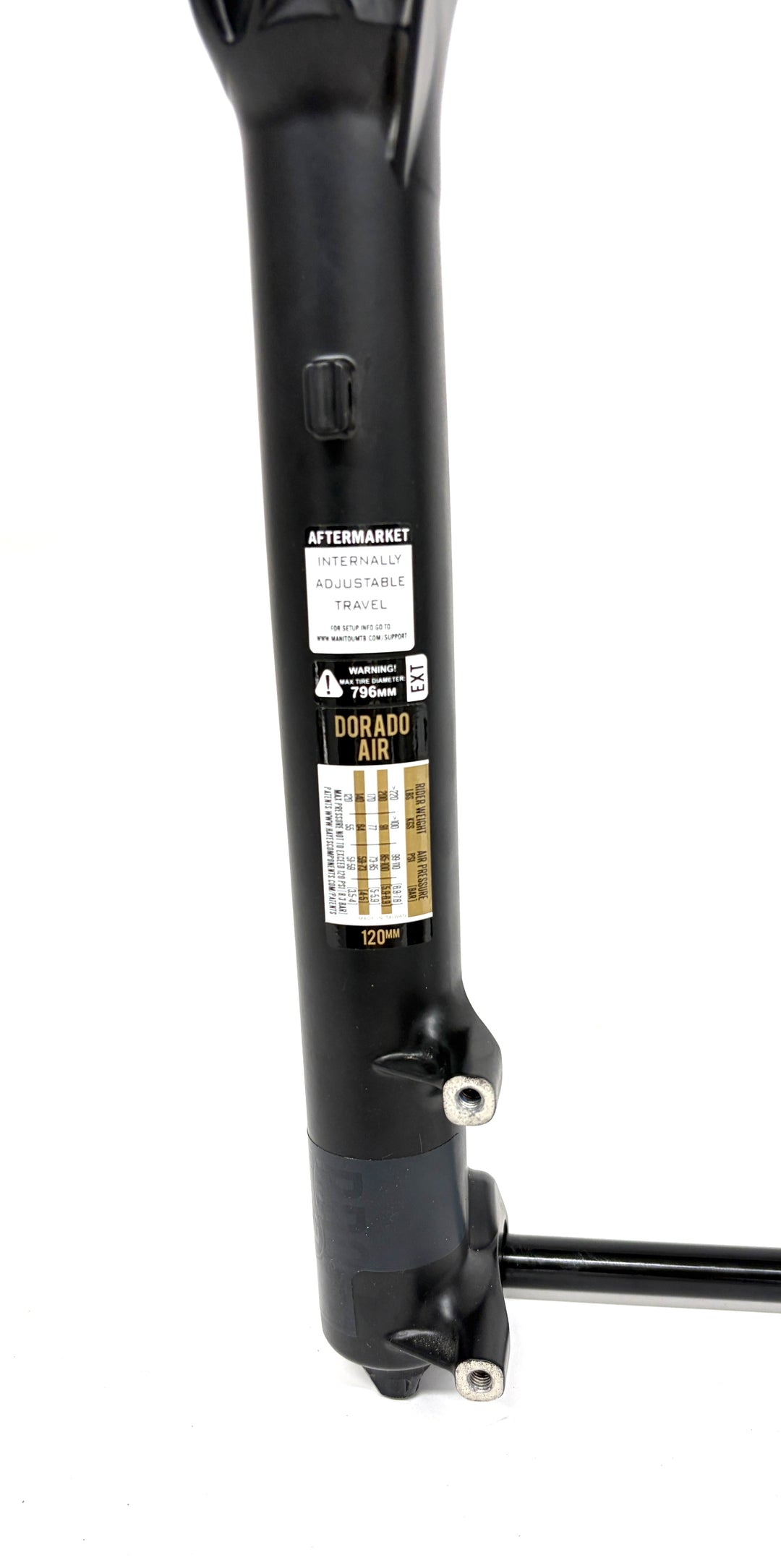 Rocky Mountain Blizzard C50 27.5 Disc Fat Bike Frameset LG Manitou Mastodon 2023