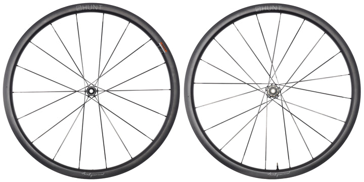 HUNT 32 Aerodynamicist UD Carbon Spoke Disc Tubeless Road Wheelset 11s EZO 1200g