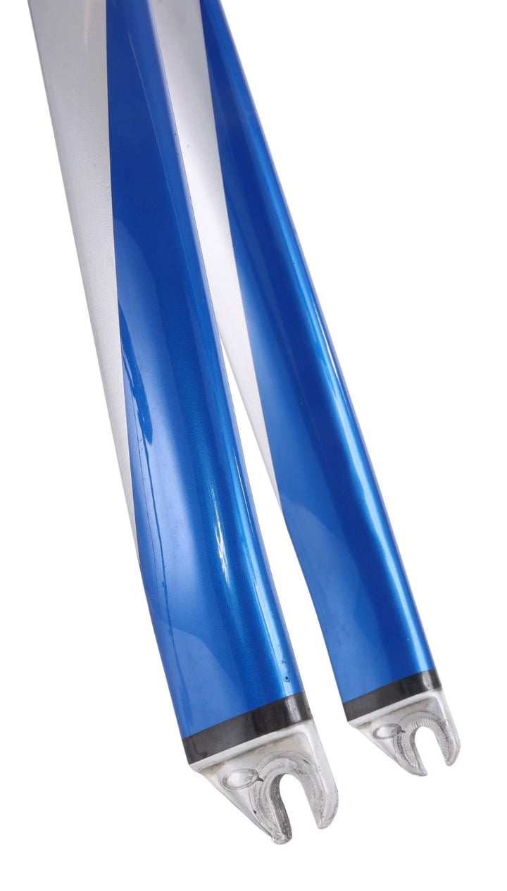 Guru Crono Carbon Triathlon TT Bike Frameset LARGE QR Rim Brake Silver/Blue 700c