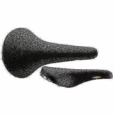 Selle San Marco Rolls Classic Bike Saddle 145mm BLACK 7x 7mm Steel Gold Vintage