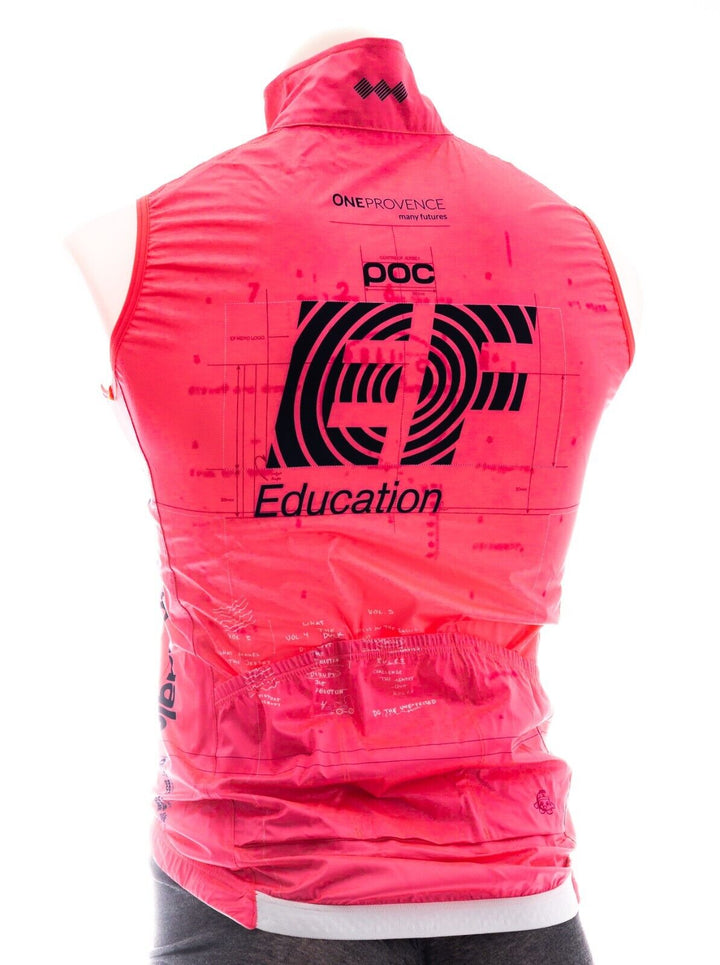 Rapha EF Education First Pro Team Rain Gilet Men SMALL Pink Vest POC NIPPO 2021
