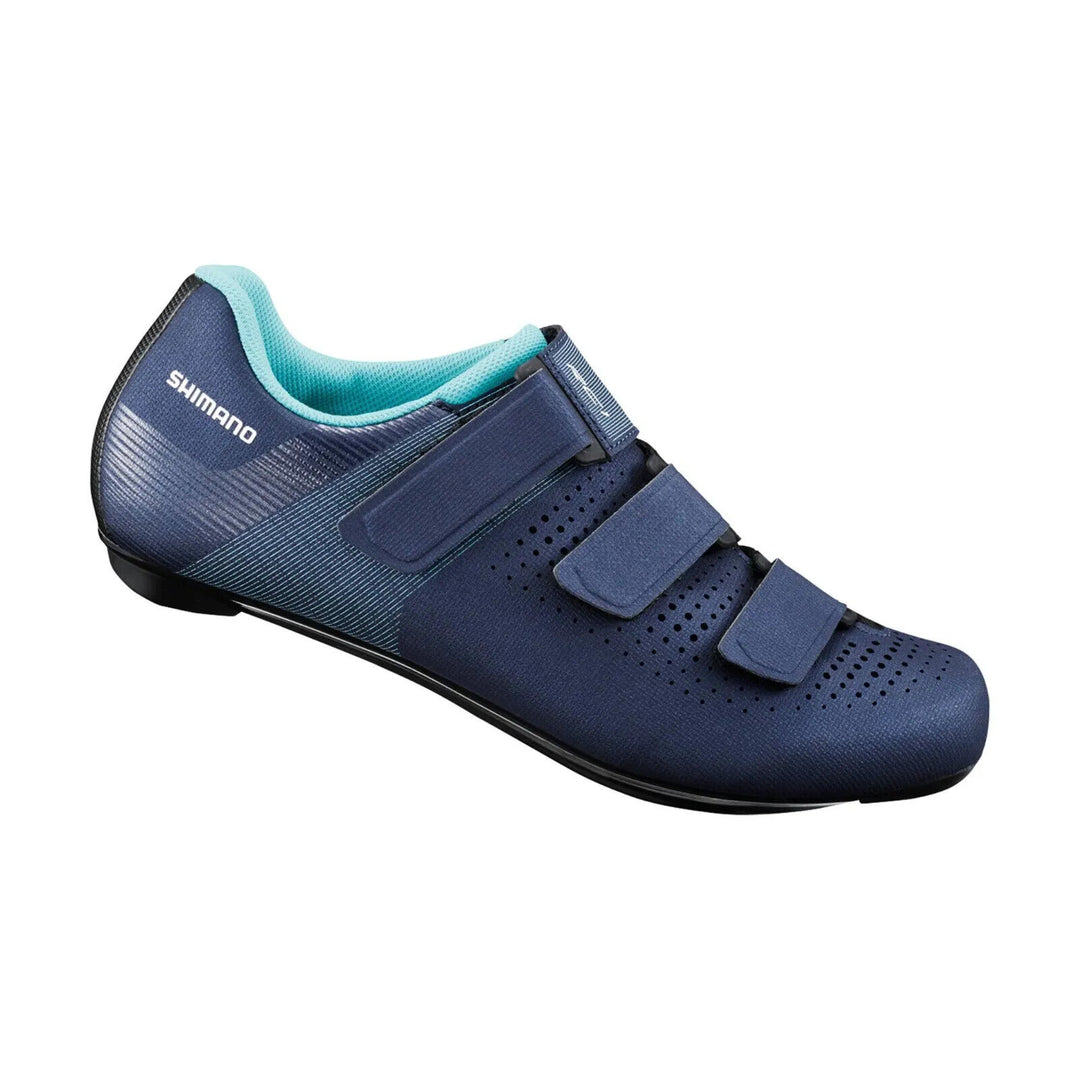 Shimano RC1W SH-RC100 Womens Road Bike Shoes Navy 3 Bolt BOA Triathlon