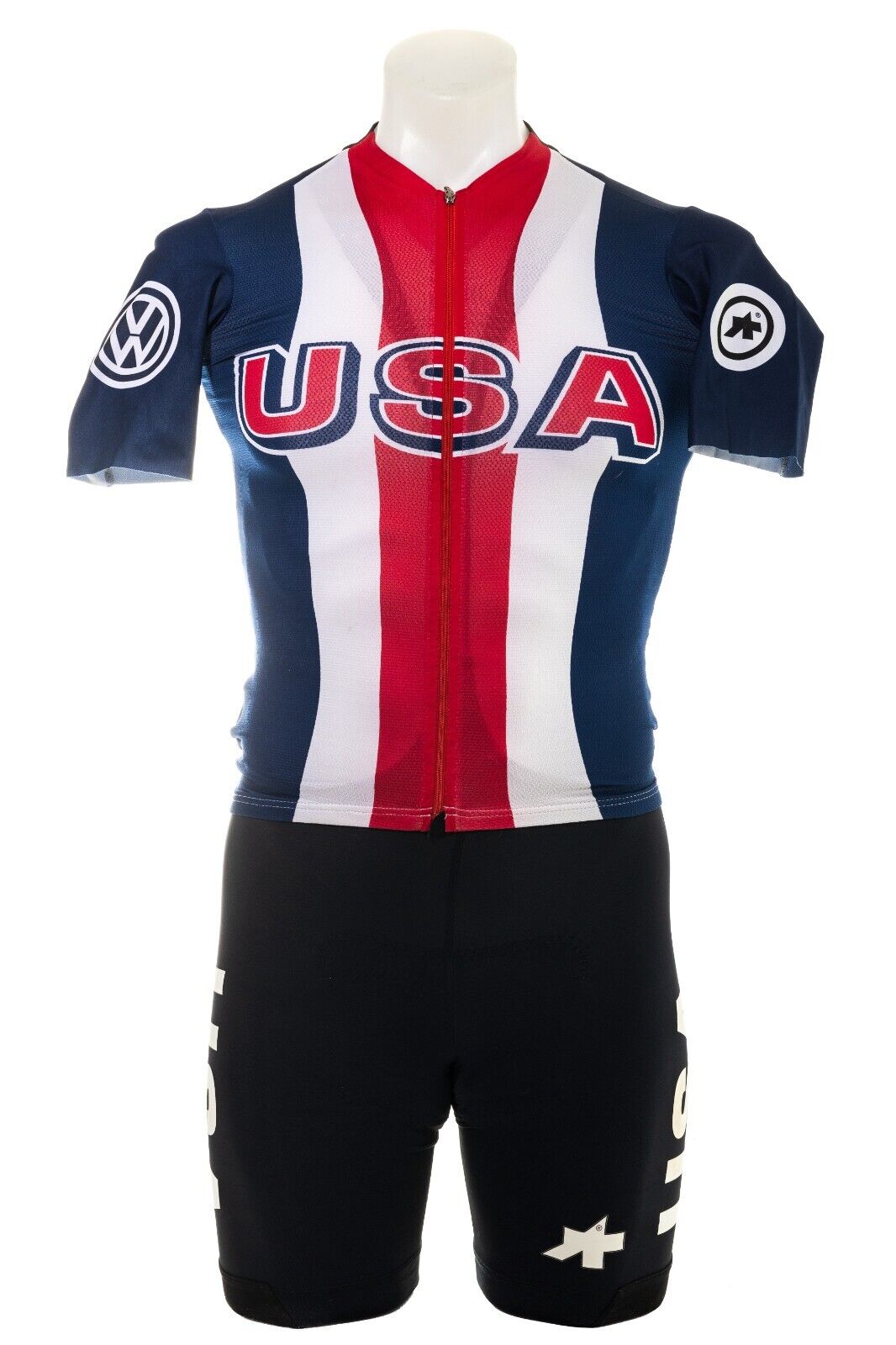Assos Team USA Short Sleeve Cycling Kit Women SMALL Road Bike Race MTB Olympic
