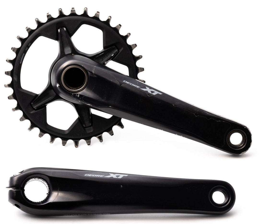 Shimano Deore XT FC-M8100 Alloy 1x 12 Speed Mountain Bike Crankset 175mm 34T MTB