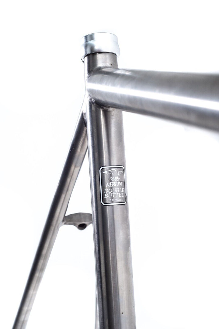 Merlin Extralite Ti Road Bike Frameset 58cm Long Rim Brake Vintage Kellogg