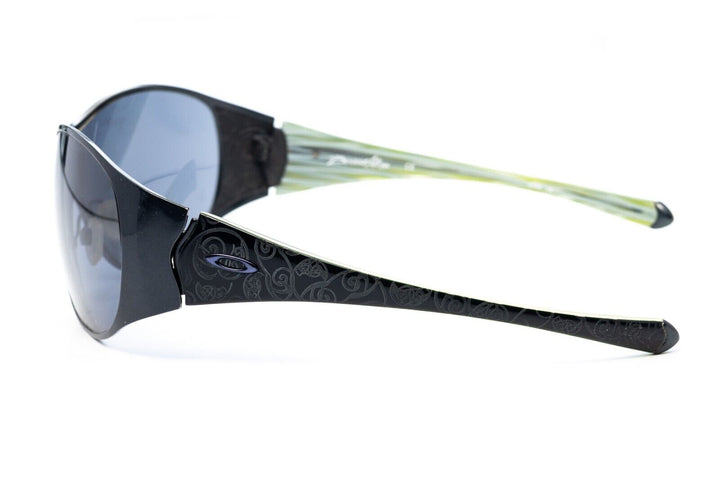 Oakley Breathless Sunglasses Green Black Silver 05-945 Grey Lens Lifestyle Bike