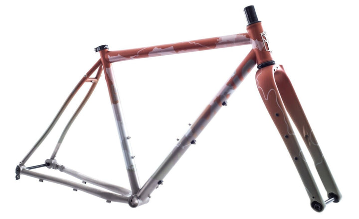 Mosaic GT-2 X Titanium Gravel Bike Frameset 52cm Custom ENVE Adventure Ti Disc