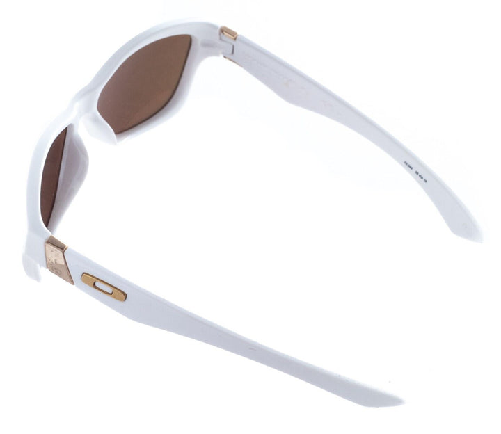 Oakley Jupiter Sunglasses Polished White 03-249 Gold Mirror Lens Lifestyle Bike