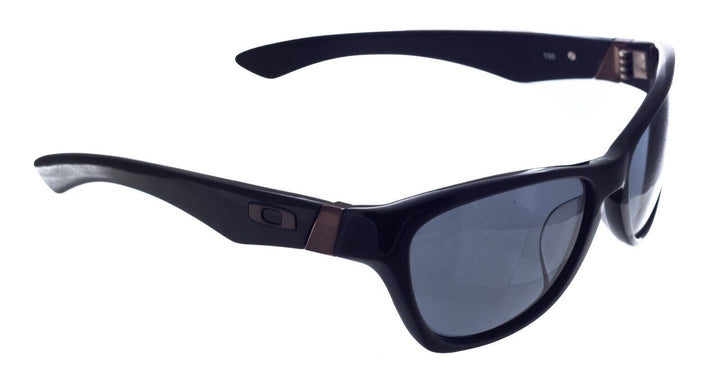 Oakley Jupiter Sunglasses Polished Black 03-282 Grey Lens Casual Lifestyle Bike