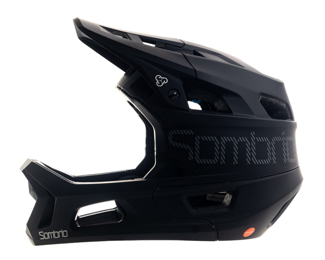 Sombrio Cervo Full Face Mountain Bike Helmet MEDIUM 56-59cm Black Race Enduro DH