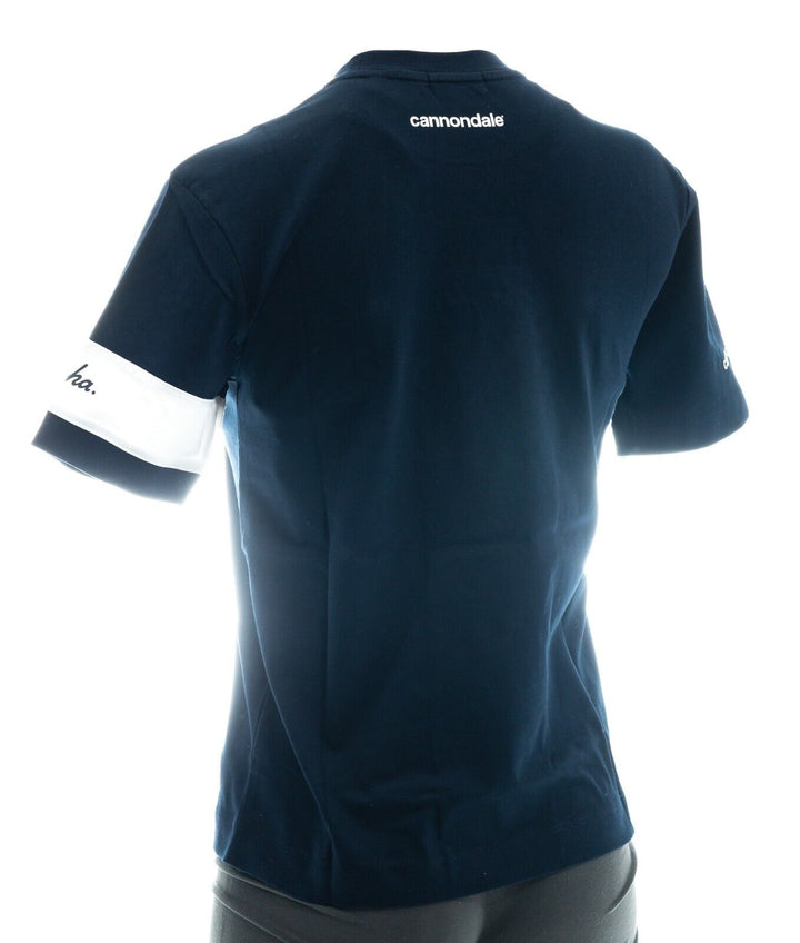 Rapha EF Education First Pro Team Sponsor Short Slv Cotton T-Shirt Women XS Navy