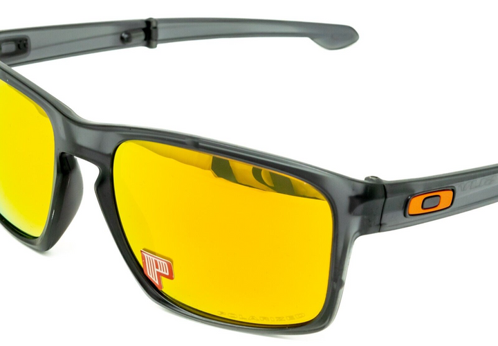 Oakley Sliver F Sunglasses Matte Olive OO9246-06 Fire Iridium Polarized Foldable